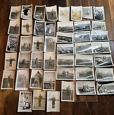 Lot of 45 WWII Photos US Soldiers AA Gunner Training M1 Garand ETO Anti Aircraft picture