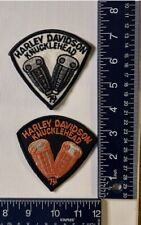 Authentic Vintage Harley-Davidson Knuckleheads Combo Set Emblems picture