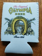 OLYMPIA BEER CAN/BOTTLE HOLDER KOOZIE COOZIE CHECK IT OUT picture