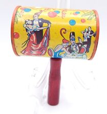 Vintage US Metal Toy Mfg. Co. Party  Tin Litho Noisemaker 1940s picture