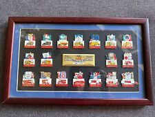 Coca Cola Winter Olympiads Commemorative Pin Series 1924-1998 Framed 643/1998 picture