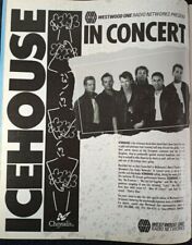 ORIGINAL (UNFRAMED) 1988 PROMO AD  ICEHOUSE      fff picture