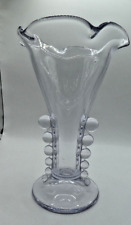 Candlewick Vase #400/87C Crimped Sides w/ Fluted top Imperial Glass picture