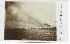 14/9/1922 GREECE TURKEY SMYRNA FIRE CATASTROPHE REAL PHOTOCARD COVER picture