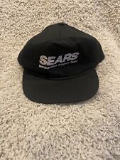 Vintage Sears Hat Cap SnapBack Adult One Size Black Home Central Casual Mens *** picture