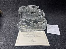 PartyLite Ice Crystal Castle Candle Holder Tea Light Retired Faceted P8834 picture