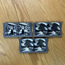 Antique Stereoscope Cards Lotefos Skarsfos Hardanger Fjord Norway Stereoview 3D picture