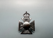 CEF WWI CANADIAN CHAPLAIN BLACKENED CAP BADGE B93 picture
