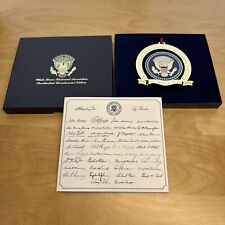 Vtg. 1989 White House Historical Ornament Presidential Seal Bicentennial Edition picture