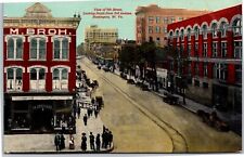 Huntington WV 9th St South from 3rd Ave M. Broh Bldg cl1910 Vintage Postcard picture