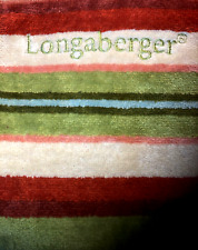 Longaberger 2005 Exclusive Trip Incentive Beach Towel-Sunflower Stripe-New picture