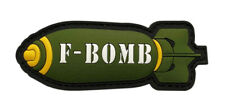 F Bomb PVC RUBBER Patch [Hook Fastener - BP8] picture