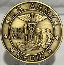 * US Army / Medic Collectible Army Challenge Coin Serving US Army Strong 1775 picture