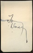Tommy Dorsey d1956 signed autograph 2x4 Cut American Jazz Trombonist Bandleader picture