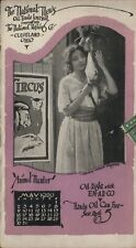 May 1920 Enarco National  Refining Co Cleveland Ohio Circus Poster Cover Animal picture