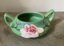 Roseville Pottery Magnolia Flower & Green Open Sugar picture