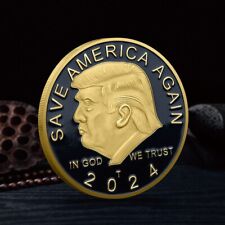 10 Pcs New 2024 Donald Trump Coin Keep America Great EAGLE President Challenge picture