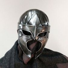 Medieval Steel Knight Helmet Costume 18 Gage LARP SCA Armor Helmet Gift Item picture