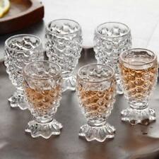 Crystal Shot Glasses Barware Drinking Collection Liquor Vodka or Tequila Set 6 picture