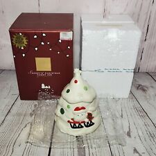 Lenox 2004 Snoopy’s Christmas Candy Jar Peanuts Schulz Holiday Charlie Brown picture