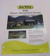 New 1990s Holland AerWay SSD Aeration Manure Management Systems Brochure FREE SH picture