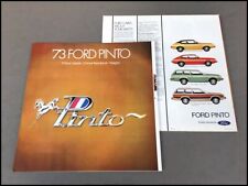 1973 Ford Pinto Deluxe and Runabout Original Car Sales Brochure Catalog picture