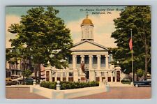 Bellefonte PA, Centre County Courthouse, Pennsylvania Vintage Postcard picture