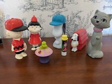 Vtg Avon Decanters Lot Disney Peanuts Characters Snoopy Lucy Charlie 1960s  picture