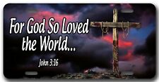 L@@K For God So Loved the World Car Vanity Tag  License Plate  picture