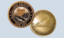 NAVY USS TOLEDO SSN-769 SUBMARINE  CHALLENGE COIN MADE IN USA  picture