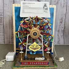 Lemax Village Collection Starburst Ferris Wheel Lights Music Tested With Box picture