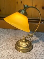 ANTIQUE BROWNISH ORANGE PORTABLE LAMP, TSENG MEI ENTER, TM810 DESK LAMP picture