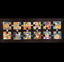 Disney Pin A Goofy Movie Puzzle Piece Mystery FULL 12 Set with CHASERS LE 500 picture