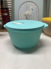 Tupperware Crystalwave Plus 3 1/2 Cup 2642B-2 Container w/Green Vented Lid picture