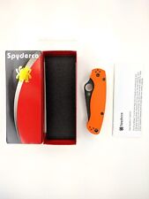 Spyderco Paramilitary 2 Orange G10 XHP DLC Exclusive C81GPORBK2 Discontinued NEW picture