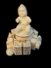LENOX The Holidays China Jewels Collection Musical Figurines Baby Blocks  picture