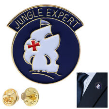 US Army Jungle Expert Lapel Hat Tie Pin Badge 1-inch Wear It Proudly Collectible picture