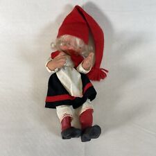 Vintage Arne Hasle Nisse Christmas Elf Gnome Doll Norge Norway 11” pair picture