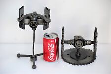 Tie Fighter Star War scrap metal sculpture, Gift for Father day, Gift for him picture