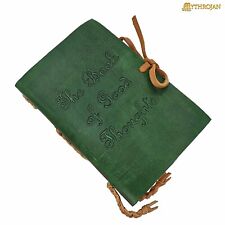 Leather Bound Journal Blank Notebook The Book of Good Thoughts Medieval Diary picture