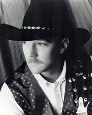 Trace Adkins 1990's portrait in black western hat with guitar 24x36 inch poster picture