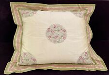 Pair of High End Decorator Custom Made Silk Damask Pillows Finest Quality YY982 picture