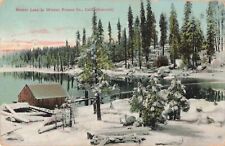 Shaver Lake in Winter Babcock Fresno County California CA 1911 Postcard picture