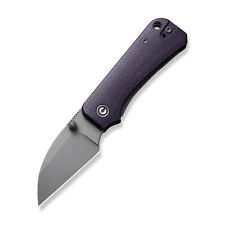Civivi Baby Banter Liner Lock C19068SC-2 Purple Micarta Nitro-V Pocket Knife picture
