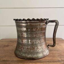 18th Century French Bronze Tankard 1760s Copper & Nickel Louis XV Style picture