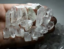 500 GM Full Terminated Transparent Natural Faden Quartz Crystals Specimen Lot picture