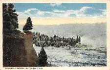 Hydraulic Mining DUTCH FLAT Placer County, California c1920s Vintage Postcard picture