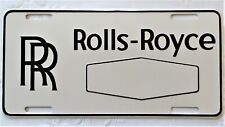 Vintage ROLLS ROYCE Motor Cars Vanity License Plate - Never Mounted  picture