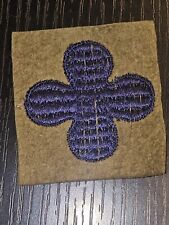 WWI US Army 88th Infantry Division French Made Hand Chain Stitched Patch L@@K picture