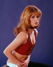 Joanna Lumley early 1970's portrait skimpy outfit with bare midriff 24x36 Poster picture